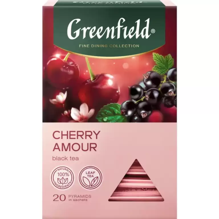 Чай черный "Greenfield" cherry amor 