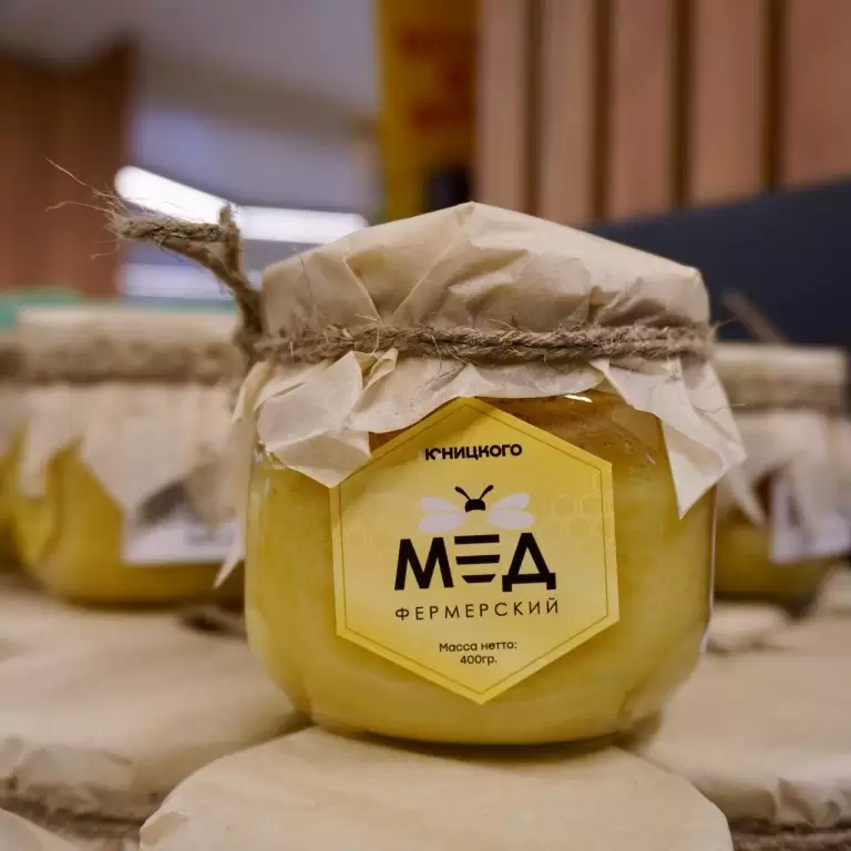 Мед фермерский 0,4 кг.  2025г.