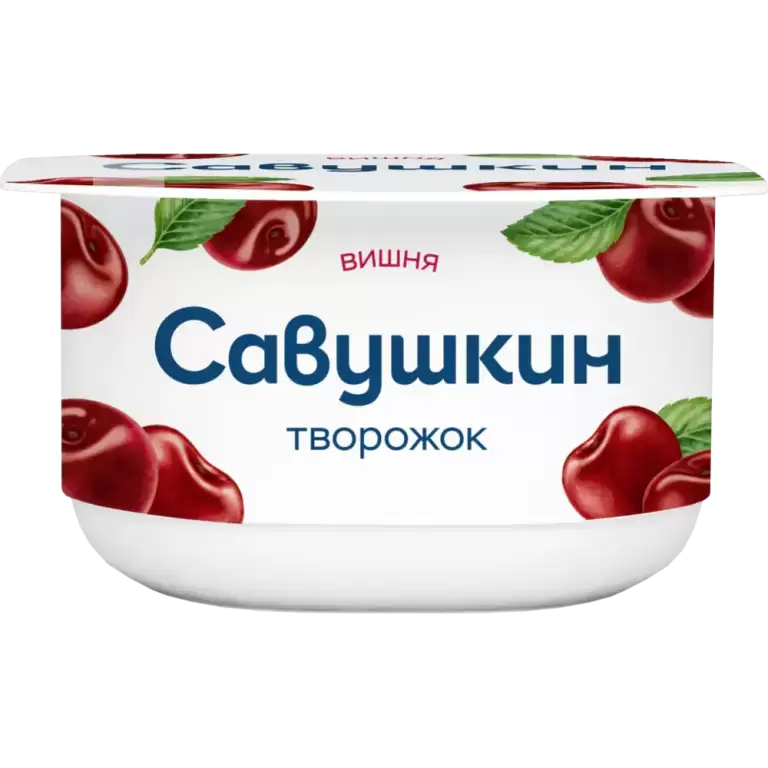 Творожный десерт "Савушкин" вишня 3.5% 120 гр.