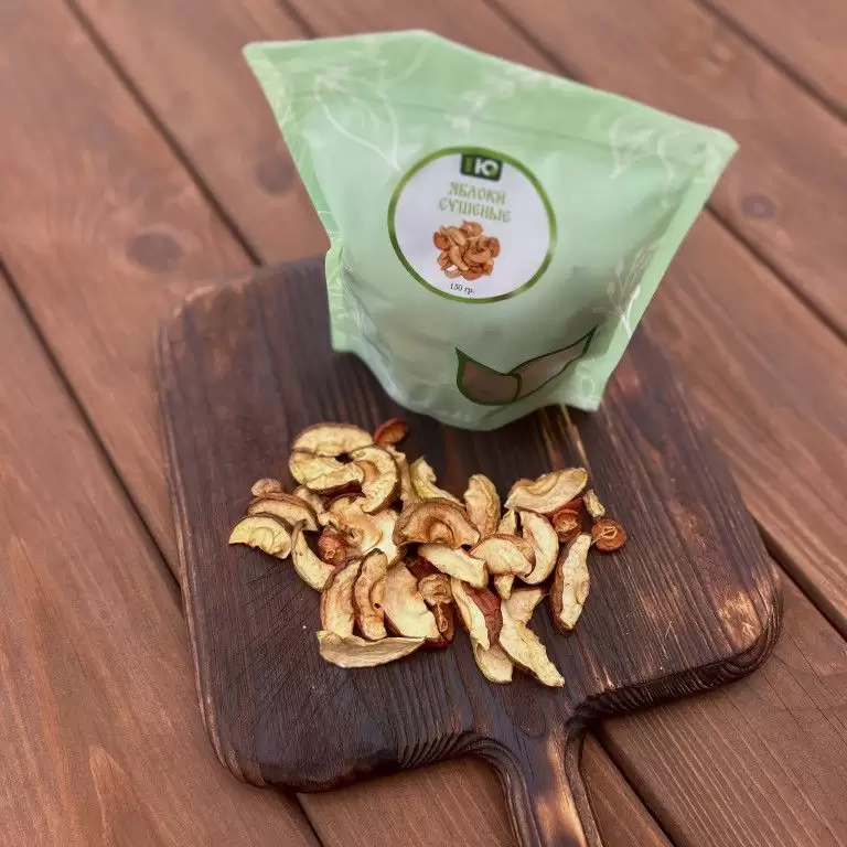 Фермерские яблоки сушеные 150 гр.