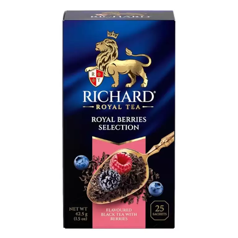 Чай черный "Richard" с аром., лесных ягод