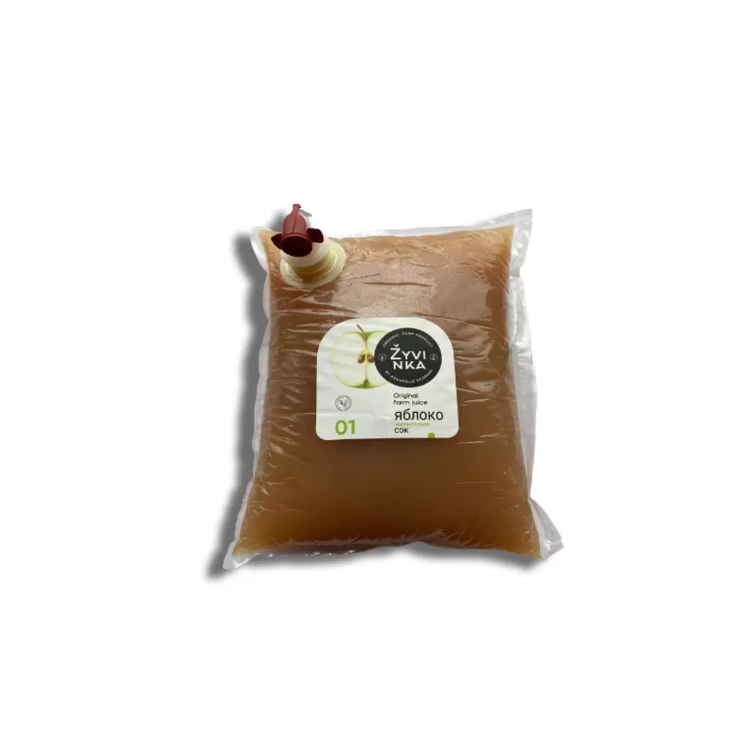 Сок яблочный прямого отжима 3 л. 