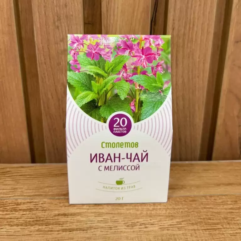 Напиток чайный "Столетов" иван-чай с мелиссой