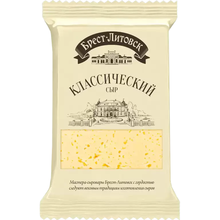 Сыр  "Брест-Ли­товск" клас­си­че­ский 45% 200 гр.