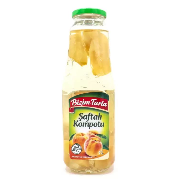Компот из персика "Bizim Tarla" 1л