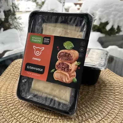 Блинчики с ливерным фаршем 