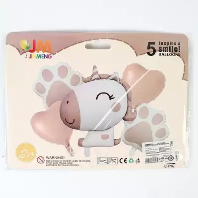 Воздушные шары "Единорог" 5 шт.