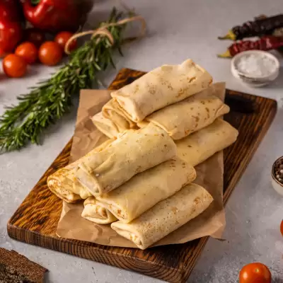 Блинчики с капустой и грибами