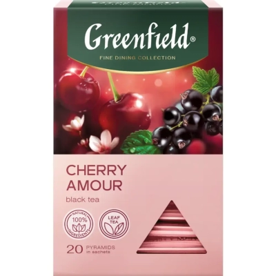 Чай черный "Greenfield" cherry amor 