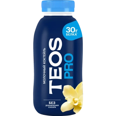 Молочный коктейль "Teos Pro" ваниль, 330 гр.